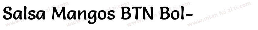 Salsa Mangos BTN Bol字体转换